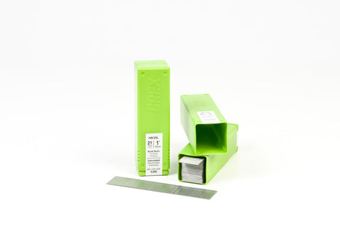 Grex 1" Galvanized 21 Gauge Finish Brads