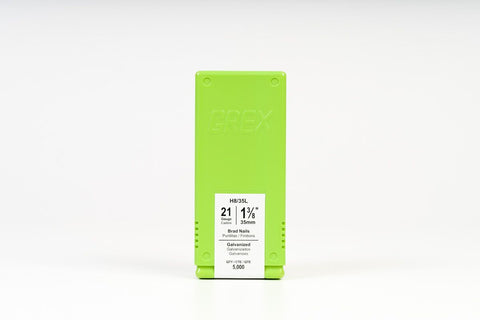 Grex 1-3/8" Galvanized 21 Gauge Finish Brads